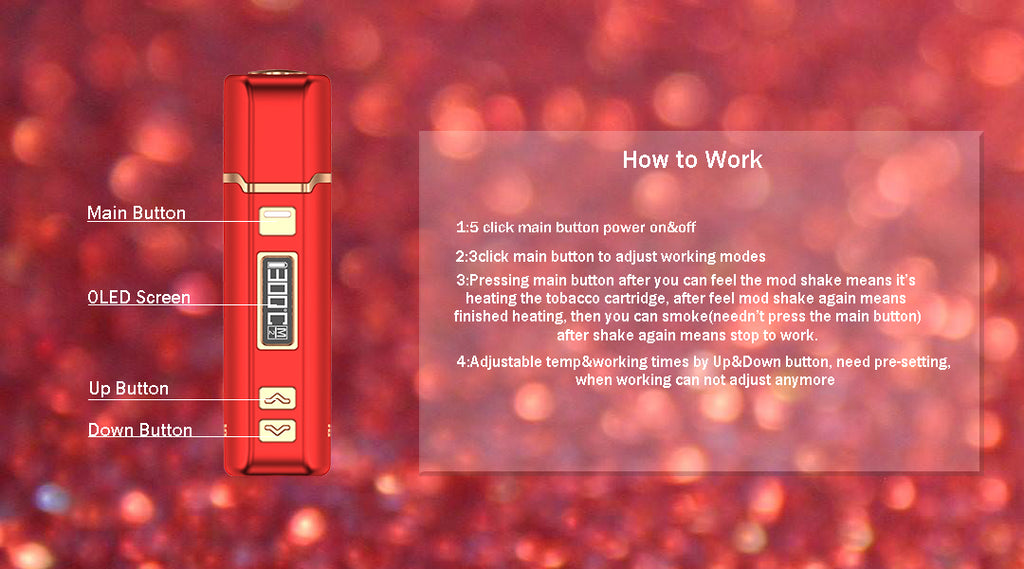 VapeCige HNB-Bess TC Box Mod Components & Work Step