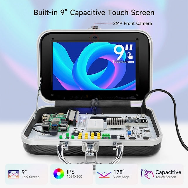 Elecrow CrowPi-Compact Raspberry Pi Educational Learning Kit (New version) / Wellbots